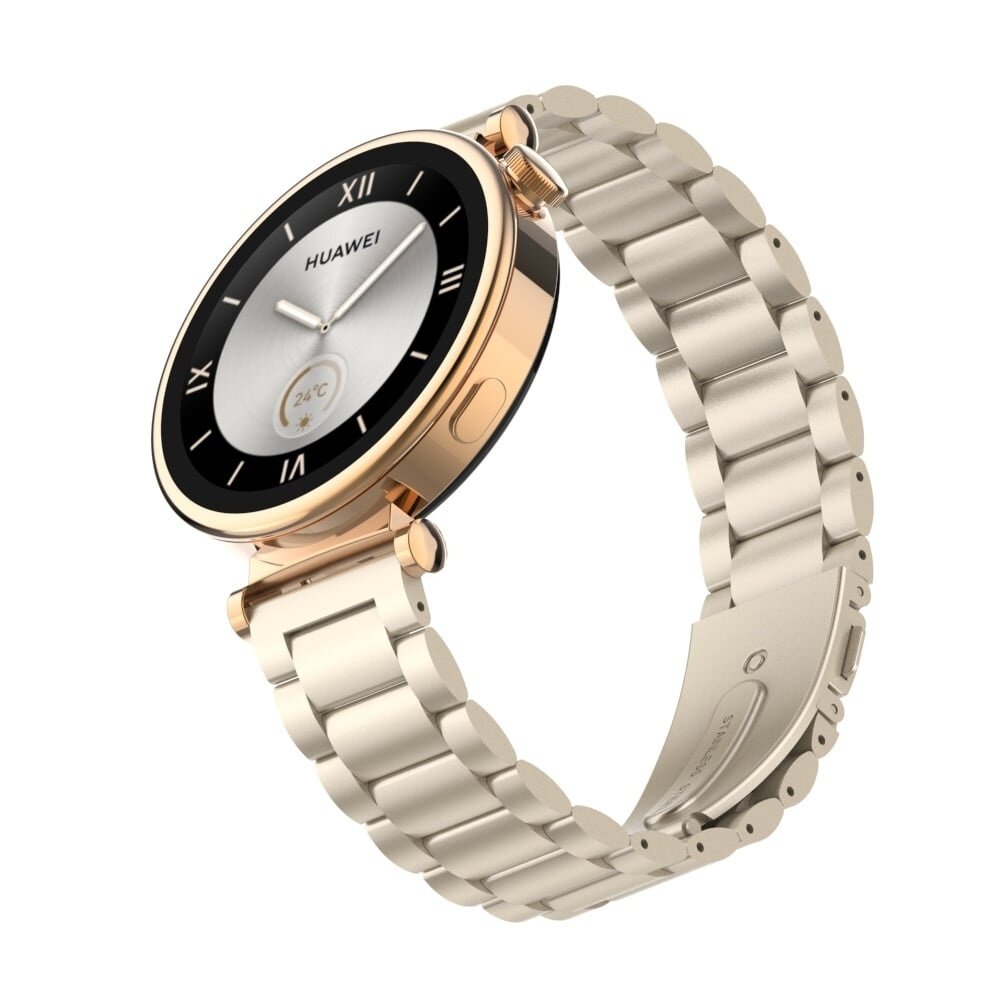 Strap-it Strap-it Bracelet acier Huawei Watch GT 5 - 41mm (lumière stellaire)