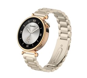 Strap-it Bracelet acier Huawei Watch GT 4 - 41mm (lumière stellaire)
