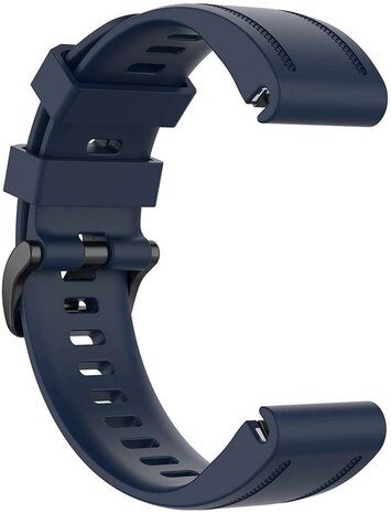 Strap-it Strap-it Bracelet silicone Garmin Instinct E - 40mm (bleu foncé)