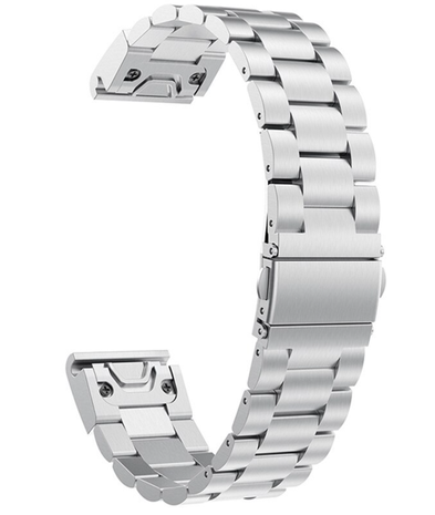 Strap-it Strap-it Bracelet acier Garmin Instinct E - 40mm (argent)