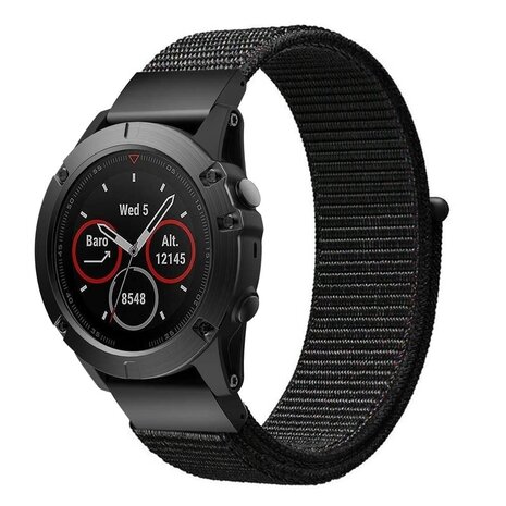 Strap-it Strap-it Bracelet nylon Garmin Instinct E - 40mm (noir)