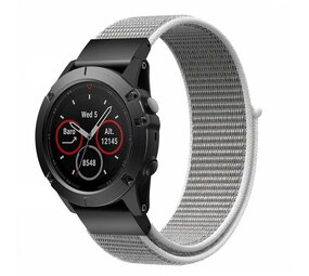 Strap-it Bracelet nylon Garmin Instinct E - 40mm (coquillage)