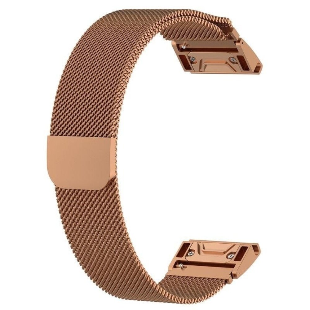 Strap-it Strap-it Bracelet Milanais Garmin Instinct 3 - 50mm (or rose)