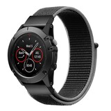 Strap-it Bracelet nylon Garmin Instinct 3 - 50mm (charcoal)
