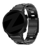 Bandz Bandz Bracelet titane á maillons Garmin Instinct 3 - 50mm (noir)