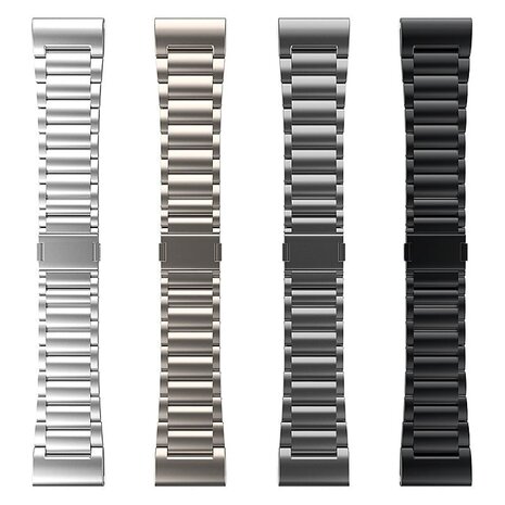 Strap-it Strap-it Bracelet titane magnétique Garmin Instinct 3 - 50mm (graphite)