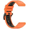 Strap-it Strap-it Bracelet sport 'a boucle Garmin Instinct 3 - 50mm (orange/noir) Strap-it Strap-it Bracelet sport 'a boucle Garmin Instinct 3 - 50mm (orange/noir)