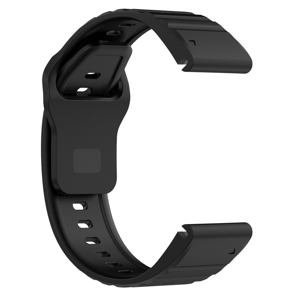 Strap-it Strap-it Bracelet silicone outdoor Garmin Instinct 3 - 50mm (noir)