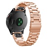 Strap-it Strap-it Bracelet acier Garmin Instinct E - 45mm (or rose) Strap-it Strap-it Bracelet acier Garmin Instinct E - 45mm (or rose)