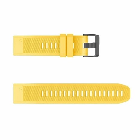 Strap-it Strap-it Bracelet silicone Garmin Instinct 3 - 45mm (jaune)