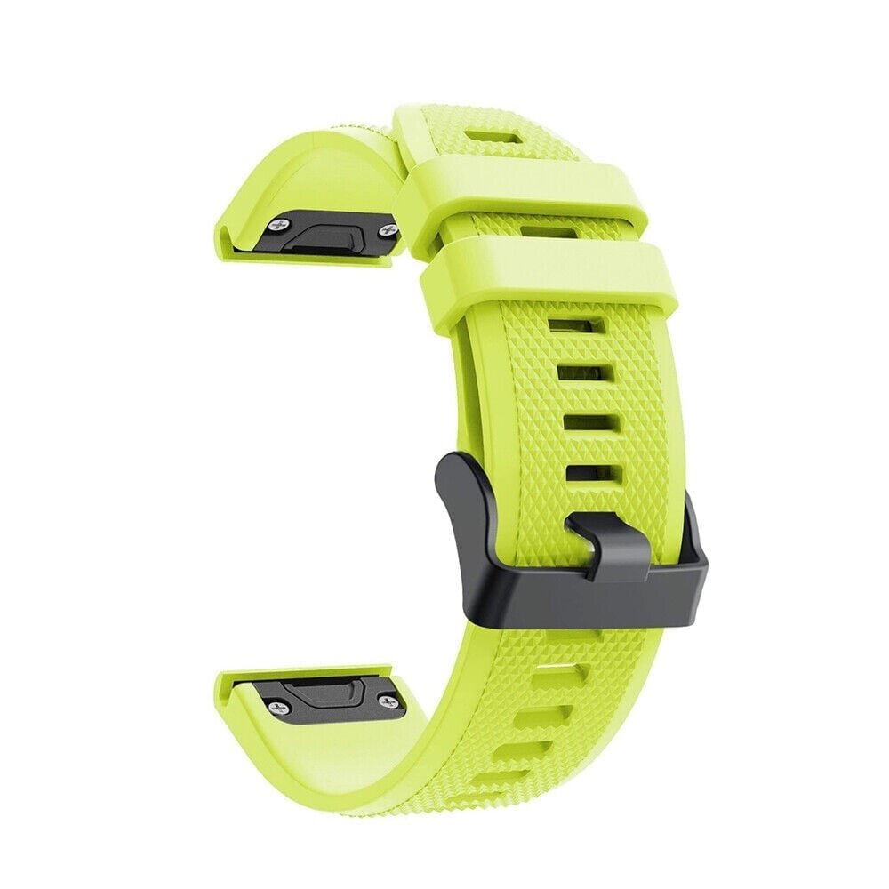 Strap-it Strap-it Bracelet silicone Garmin Instinct 3 - 45mm (vert clair)