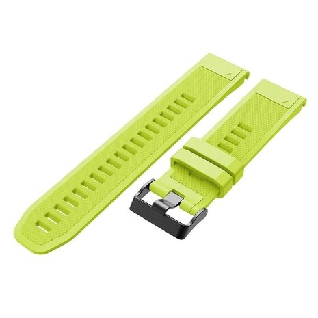 Strap-it Strap-it Bracelet silicone Garmin Instinct 3 - 45mm (vert clair)