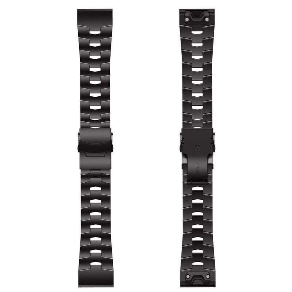 Strap-it Strap-it Bracelet titane Garmin Instinct 3 - 45mm (graphite)