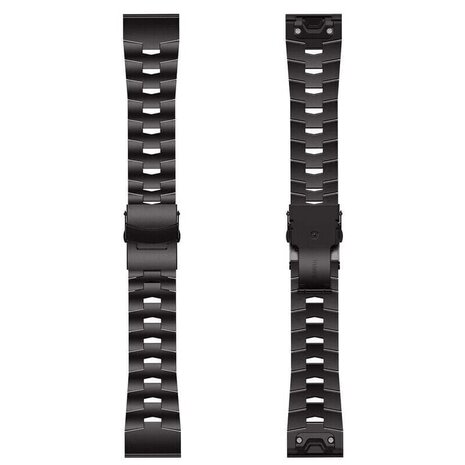 Strap-it Strap-it Bracelet titane Garmin Instinct 3 - 45mm (graphite)