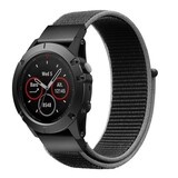 Strap-it Bracelet nylon Garmin Instinct 3 - 45mm (charcoal)