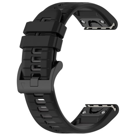 Strap-it Strap-it Bracelet sport á boucle Garmin Instinct 3 - 45mm (noir/gris) Strap-it Strap-it Bracelet sport á boucle Garmin Instinct 3 - 45mm (noir/gris)
