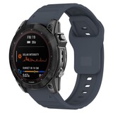 Strap-it Bracelet silicone outdoor Garmin Instinct 3 - 45mm (grisbleu)