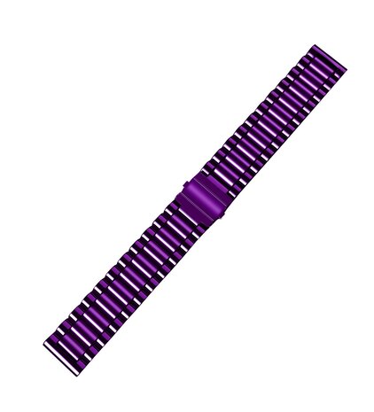 Strap-it Strap-it Bracelet acier Samsung Galaxy Watch 4 - 40mm (violet) Strap-it Strap-it Bracelet acier Samsung Galaxy Watch 4 - 40mm (violet)