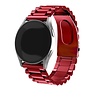 Strap-it Strap-it Bracelet acier Samsung Galaxy Watch 4 - 44mm (vin rouge) Strap-it Strap-it Bracelet acier Samsung Galaxy Watch 4 - 44mm (vin rouge)