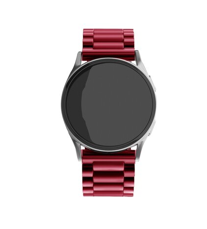 Strap-it Strap-it Bracelet acier Samsung Galaxy Watch 6 Classic 43mm (vin rouge)