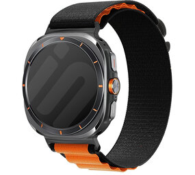 Strap-it Bracelet Alpine Samsung Galaxy Watch Ultra (noir/orange)
