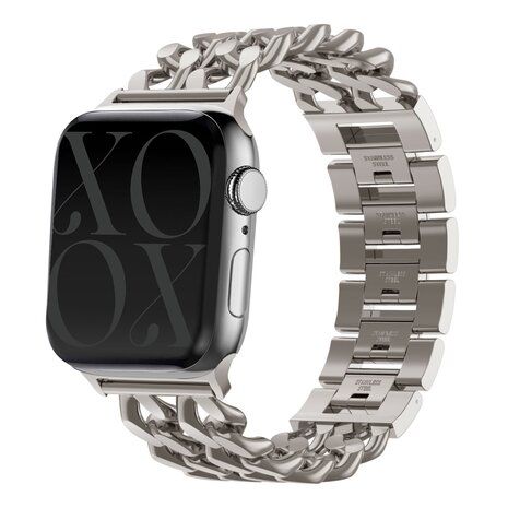 xoxo Wildhearts xoxo Wildhearts Bracelet acier Apple Watch - Chain strap (starlight) - 38/40/41/42mm xoxo Wildhearts xoxo Wildhearts Bracelet acier Apple Watch - Chain strap (starlight) - 38/40/41/42mm