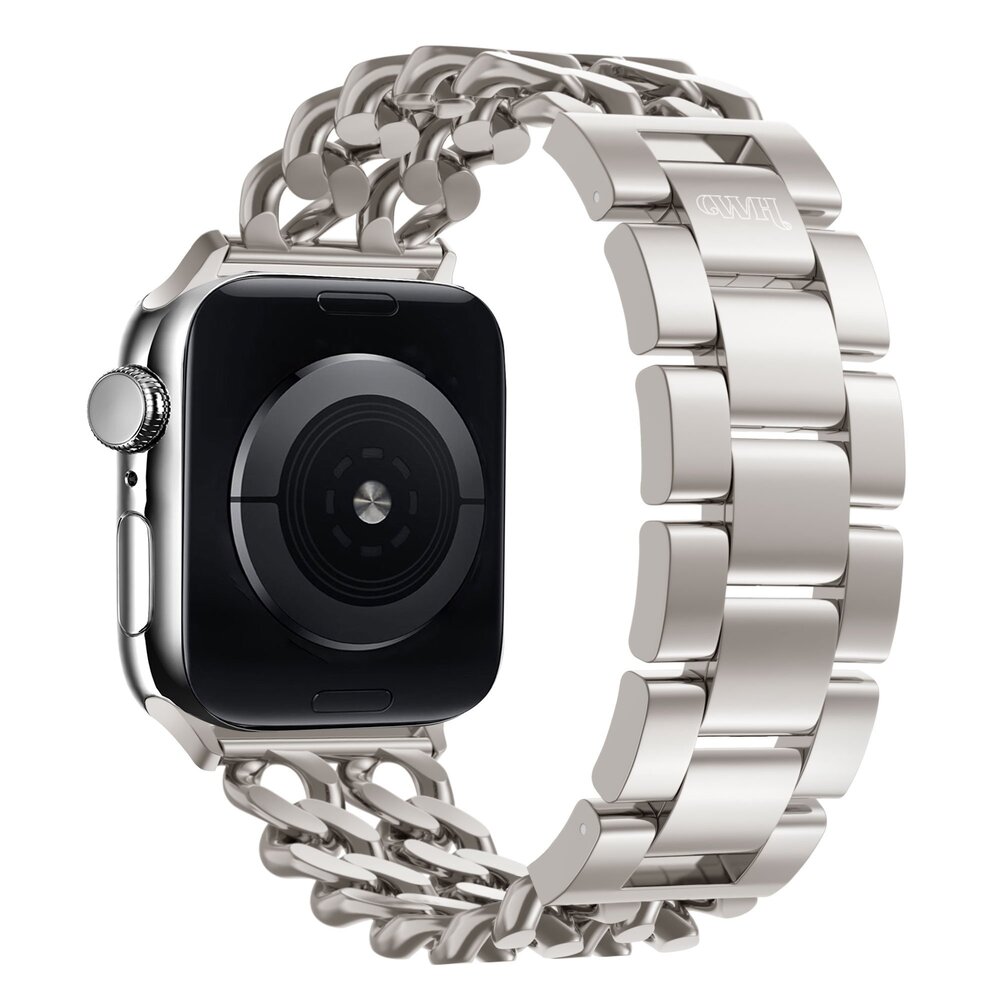 xoxo Wildhearts xoxo Wildhearts Bracelet acier Apple Watch - Chain strap (starlight) - 38/40/41/42mm xoxo Wildhearts xoxo Wildhearts Bracelet acier Apple Watch - Chain strap (starlight) - 38/40/41/42mm