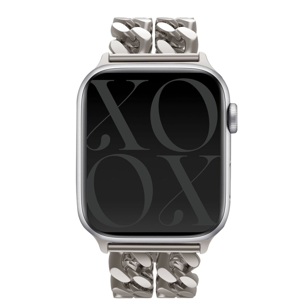 xoxo Wildhearts xoxo Wildhearts Bracelet acier Apple Watch - Chain strap (starlight) - 38/40/41/42mm xoxo Wildhearts xoxo Wildhearts Bracelet acier Apple Watch - Chain strap (starlight) - 38/40/41/42mm