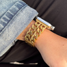 xoxo Wildhearts xoxo Wildhearts Bracelet acier Apple Watch - Chain strap (gold) - 38/40/41/42mm xoxo Wildhearts xoxo Wildhearts Bracelet acier Apple Watch - Chain strap (gold) - 38/40/41/42mm