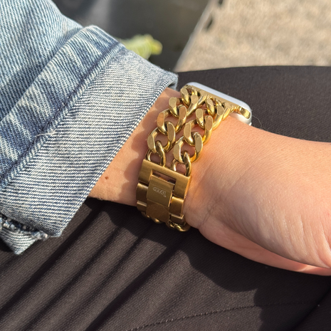 xoxo Wildhearts xoxo Wildhearts Bracelet acier Apple Watch - Chain strap (gold) - 38/40/41/42mm