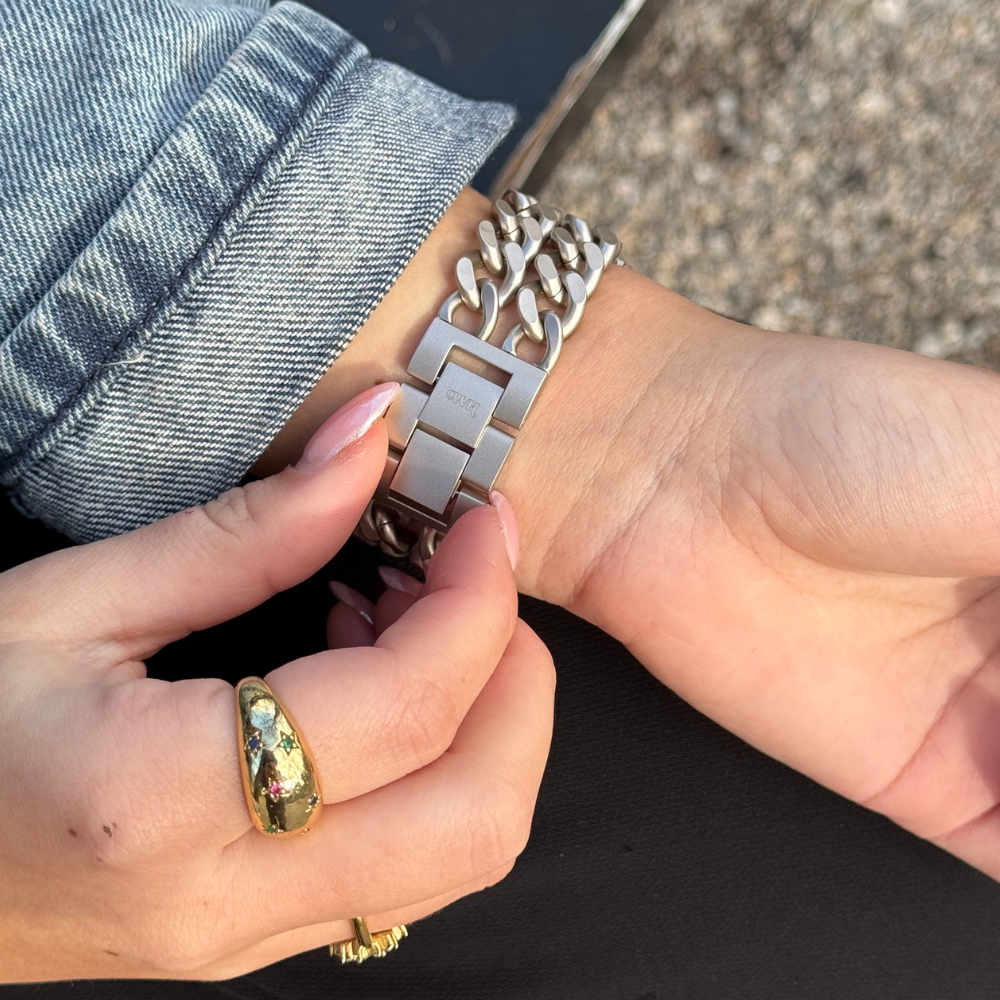 xoxo Wildhearts xoxo Wildhearts Bracelet acier Apple Watch - Chain strap (silver) - 38/40/41/42mm