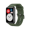 Strap-it Strap-it Bracelet silicone Huawei Watch Fit SE (vert foncé) Strap-it Strap-it Bracelet silicone Huawei Watch Fit SE (vert foncé)