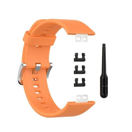 Strap-it Strap-it Bracelet silicone Huawei Watch Fit SE (orange)