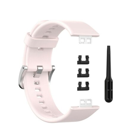 Strap-it Strap-it Bracelet silicone Huawei Watch Fit SE (rose clair)