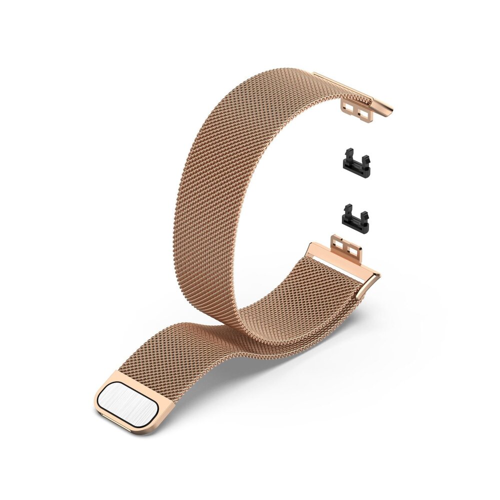 Strap-it Strap-it Bracelet Milanais Huawei Watch Fit SE (or rose) Strap-it Strap-it Bracelet Milanais Huawei Watch Fit SE (or rose)
