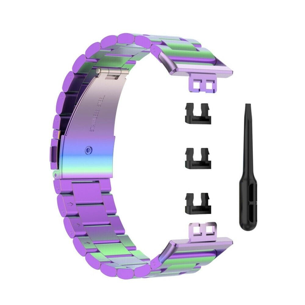 Strap-it Strap-it Bracelet acier Huawei Watch Fit SE (arc-en-ciel) Strap-it Strap-it Bracelet acier Huawei Watch Fit SE (arc-en-ciel)