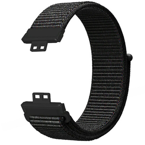 Strap-it Strap-it Bracelet nylon Huawei Watch Fit SE (noir) Strap-it Strap-it Bracelet nylon Huawei Watch Fit SE (noir)