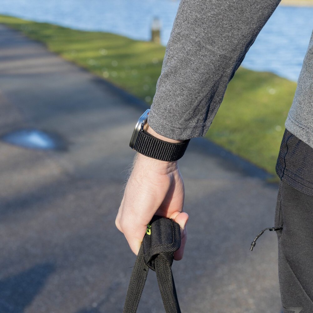 Bandz Bandz Bracelet nylon 'Classique' avec P-buckle Apple Watch (noir)