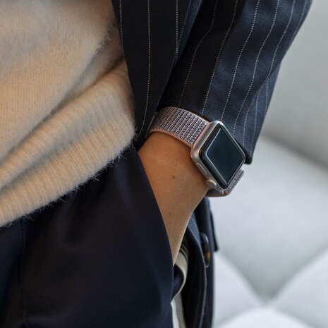 Bandz Bandz Bracelet nylon 'Classique' avec P-buckle Apple Watch (sable rose) Bandz Bandz Bracelet nylon 'Classique' avec P-buckle Apple Watch (sable rose)