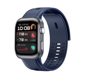 Strap-it Bracelet silicone Huawei Watch D2 (bleu foncé)