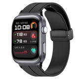 Strap-it Bracelet silicone avec D-buckle Huawei Watch D2 (noir)