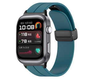 Strap-it Bracelet silicone avec D-buckle Huawei Watch D2 (grisbleu)