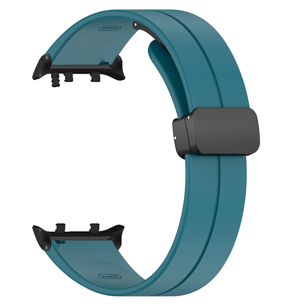 Strap-it Strap-it Bracelet silicone avec D-buckle Huawei Watch D2 (grisbleu)