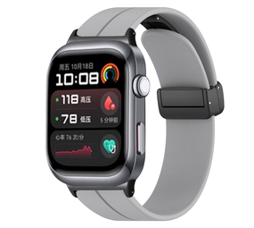 Strap-it Bracelet silicone avec D-buckle Huawei Watch D2 (gris)