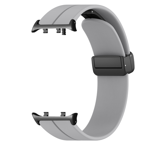 Strap-it Strap-it Bracelet silicone avec D-buckle Huawei Watch D2 (gris)