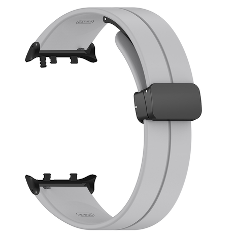 Strap-it Strap-it Bracelet silicone avec D-buckle Huawei Watch D2 (gris)