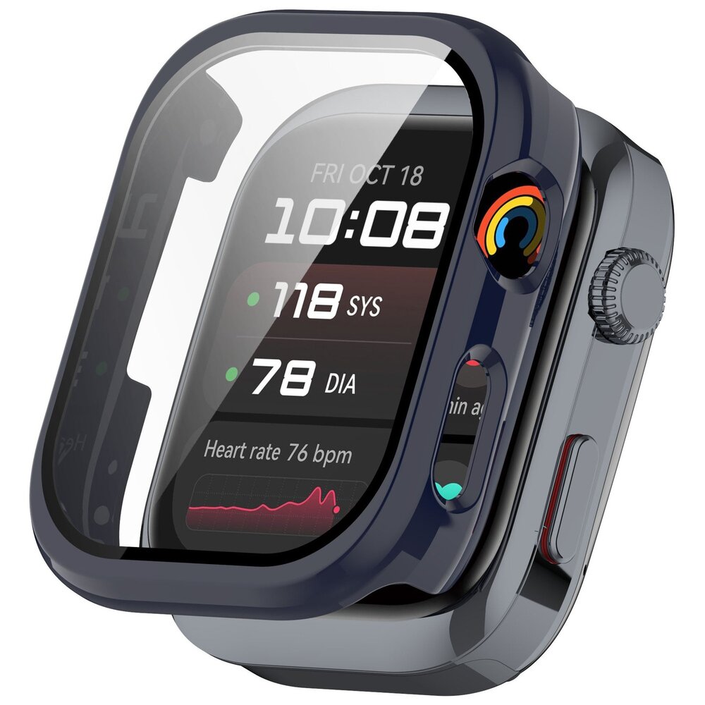 Strap-it Strap-it Coque rigide avec verre Huawei Watch D2 (bleu)