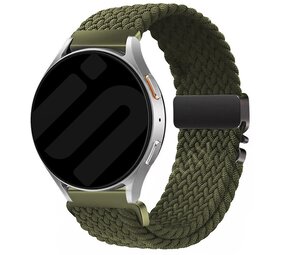 Strap-it Bracelet tressé OnePlus Watch 3 avec P-boucle (vert)