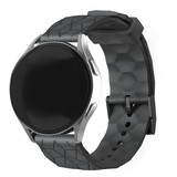 Strap-it Bracelet silicone hexa OnePlus Watch 3 (noir)