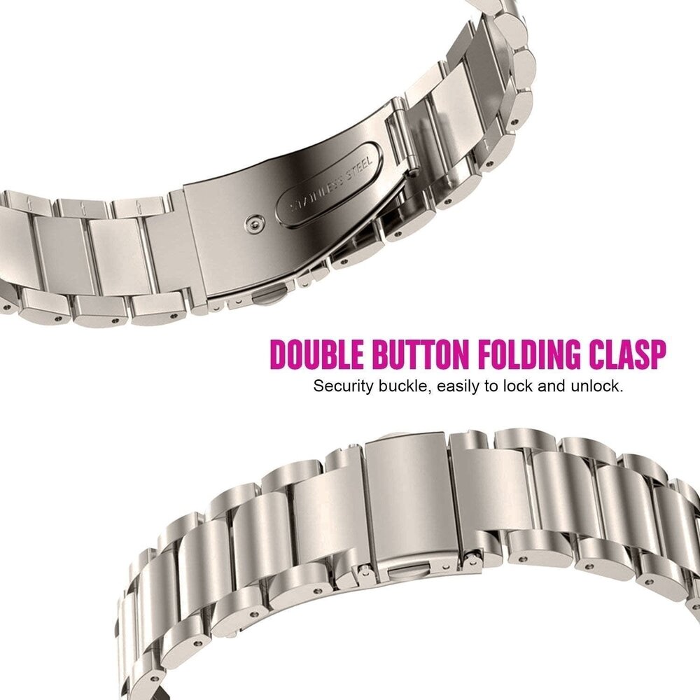 Strap-it Strap-it Bracelet titane OnePlus Watch 3 (titane)